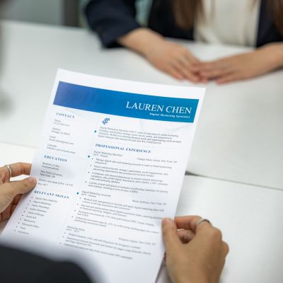 Upload your CV